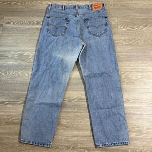 Levi's 550 Relaxed Fit Jeans Mens 36x32 Light Wash Denim Casual‎ Indie Grunge